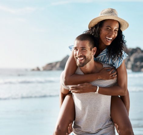 viagem de casal na praia