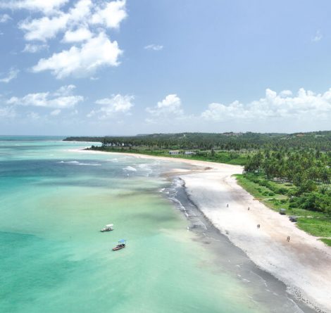 praia de Japaratinga, uma das melhores paisagens naturais do Nordeste