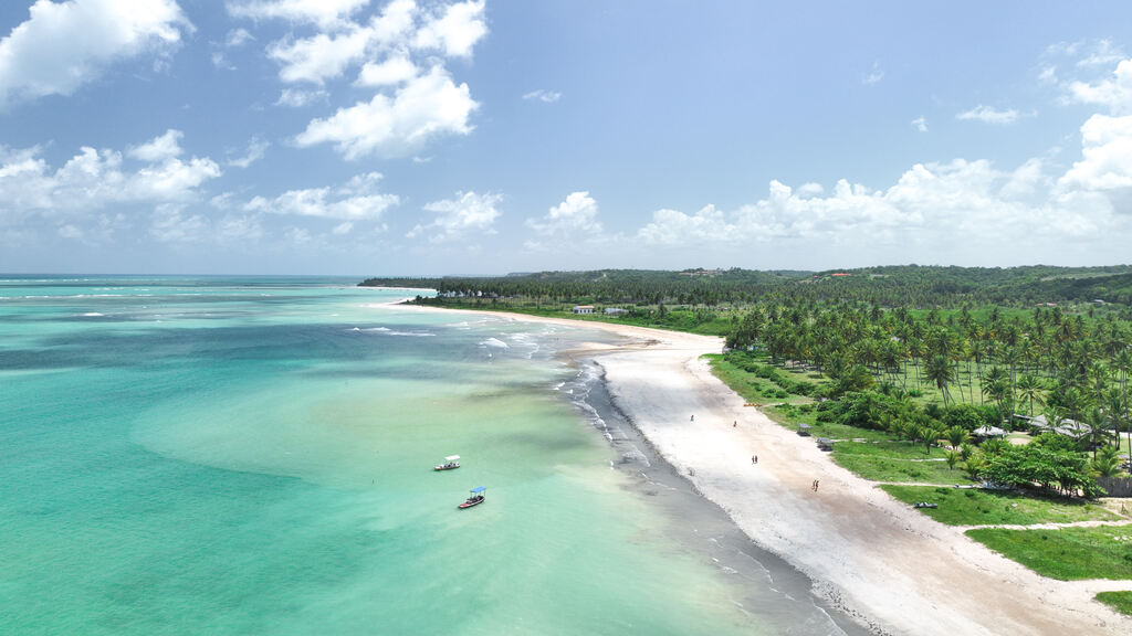 praia de Japaratinga, uma das melhores paisagens naturais do Nordeste