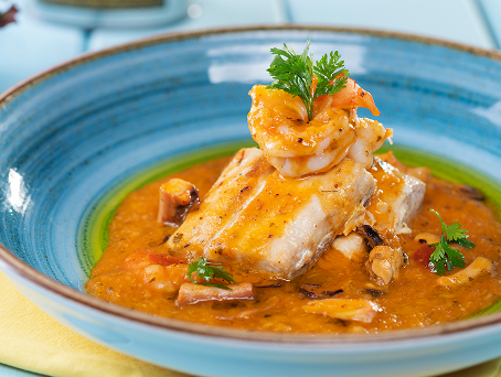 Imagem de um almoço de dar água na boca disponível em nosso resort all Inclusive